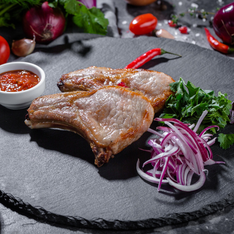 Шашлык из свининой корейки